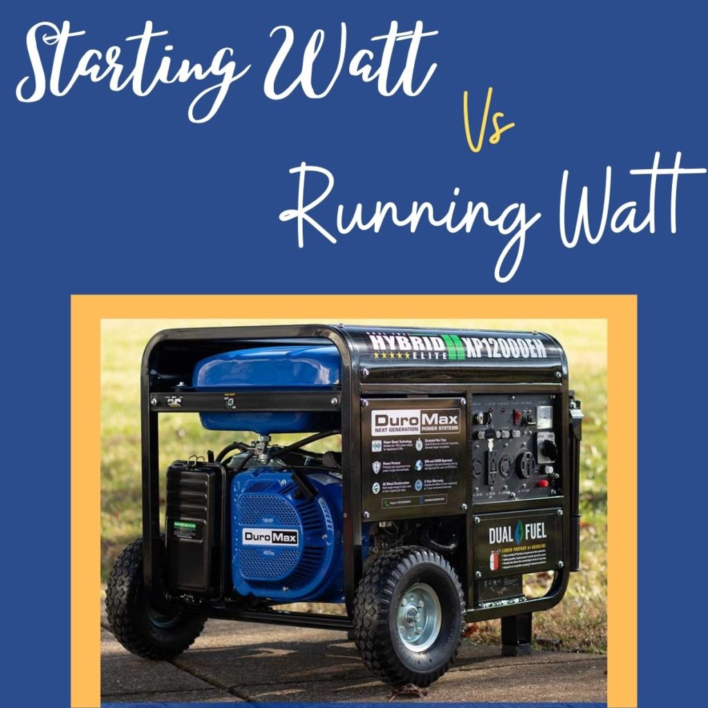 starting watt vs running watt